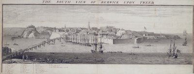 The South View of Berwick Upon Tweed, c.1743-45 by Nathaniel and Samuel Buck